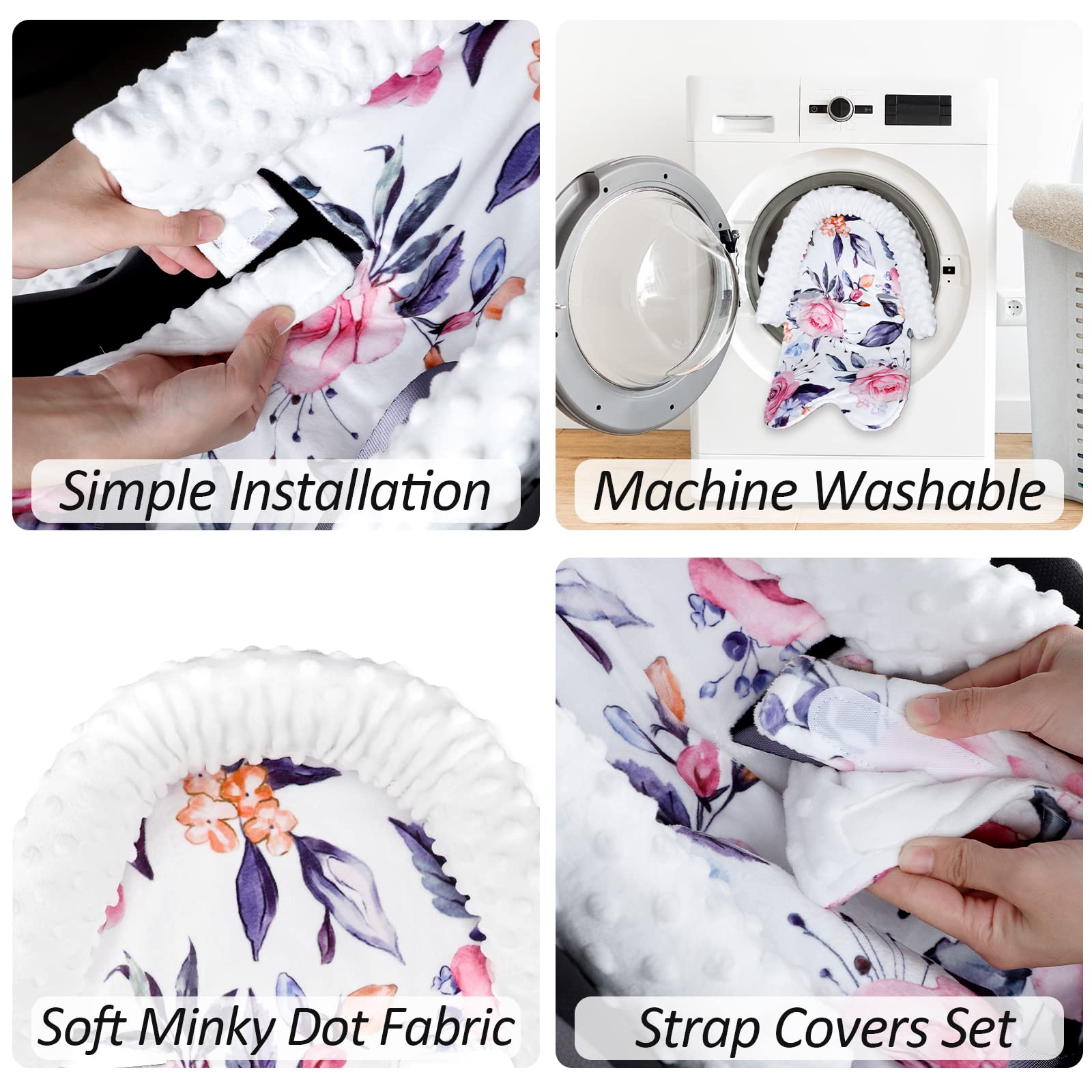 Pea Pod full-body support measures 11.02 x 19.68 inches for cozy containment.
