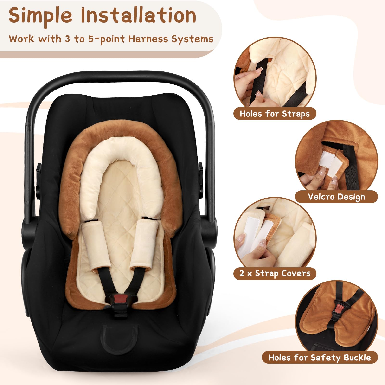 Pea Pod reversible cushion for all-season comfort and easy season switching.