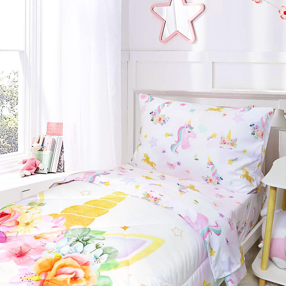 Pea Pod complete-kit image shows four-piece set offering a coordinated sleep solution.