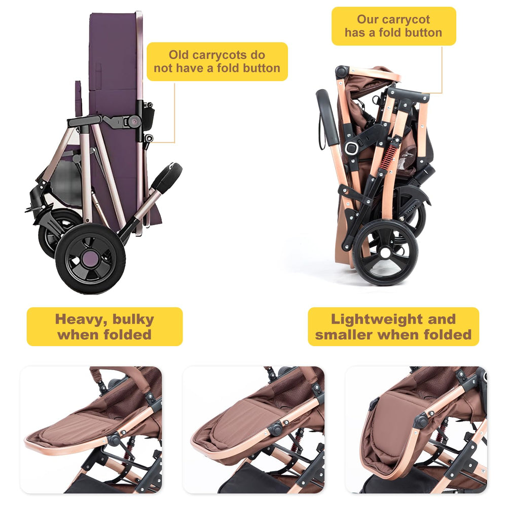 PEARLOVE five-point safety belt enhances baby security during outings.