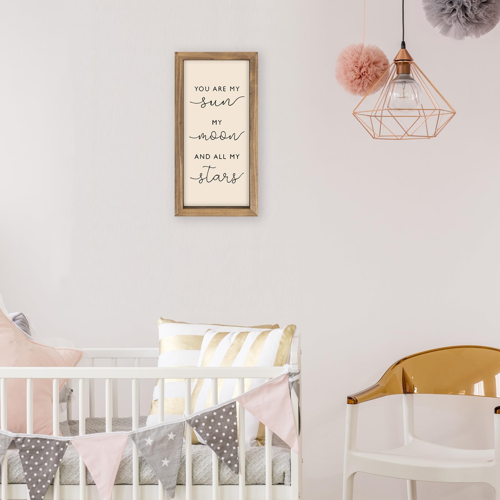 Pechpell sign makes a thoughtful baby shower or christening gift.