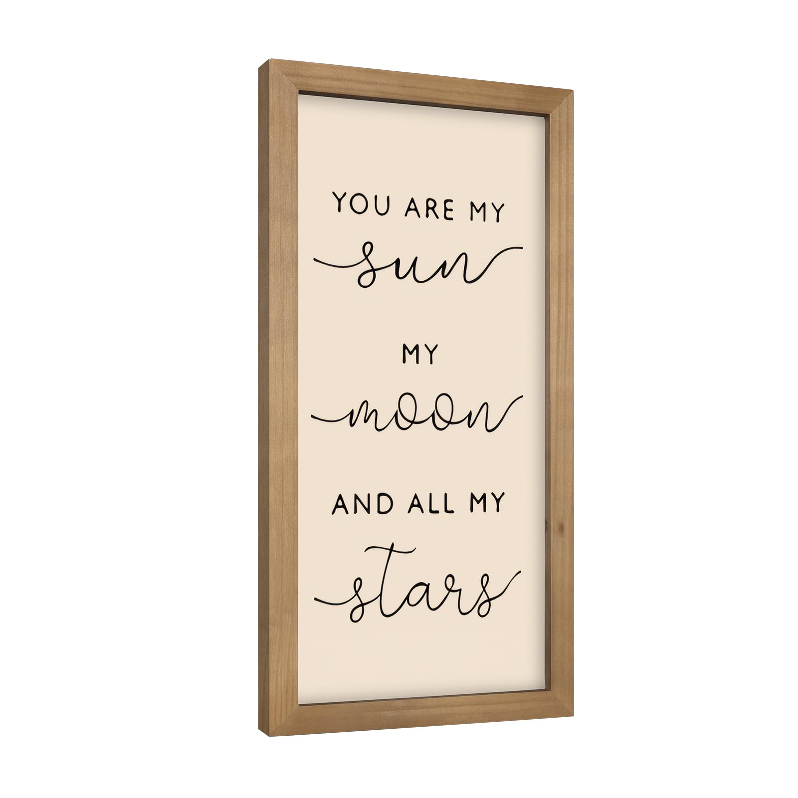 Pechpell You Are My Sun Moon and Stars wall art brightens nursery with a cozy focal point.