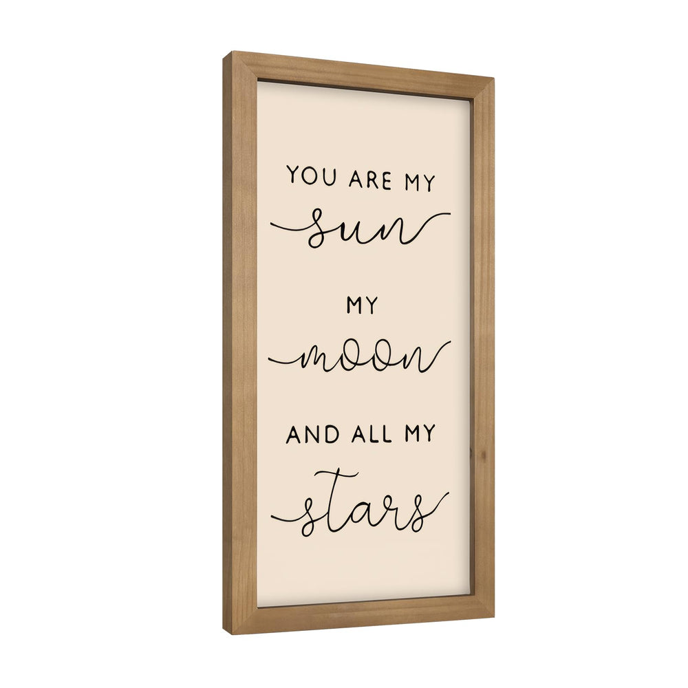 Pechpell You Are My Sun Moon and Stars wall art brightens nursery with a cozy focal point.