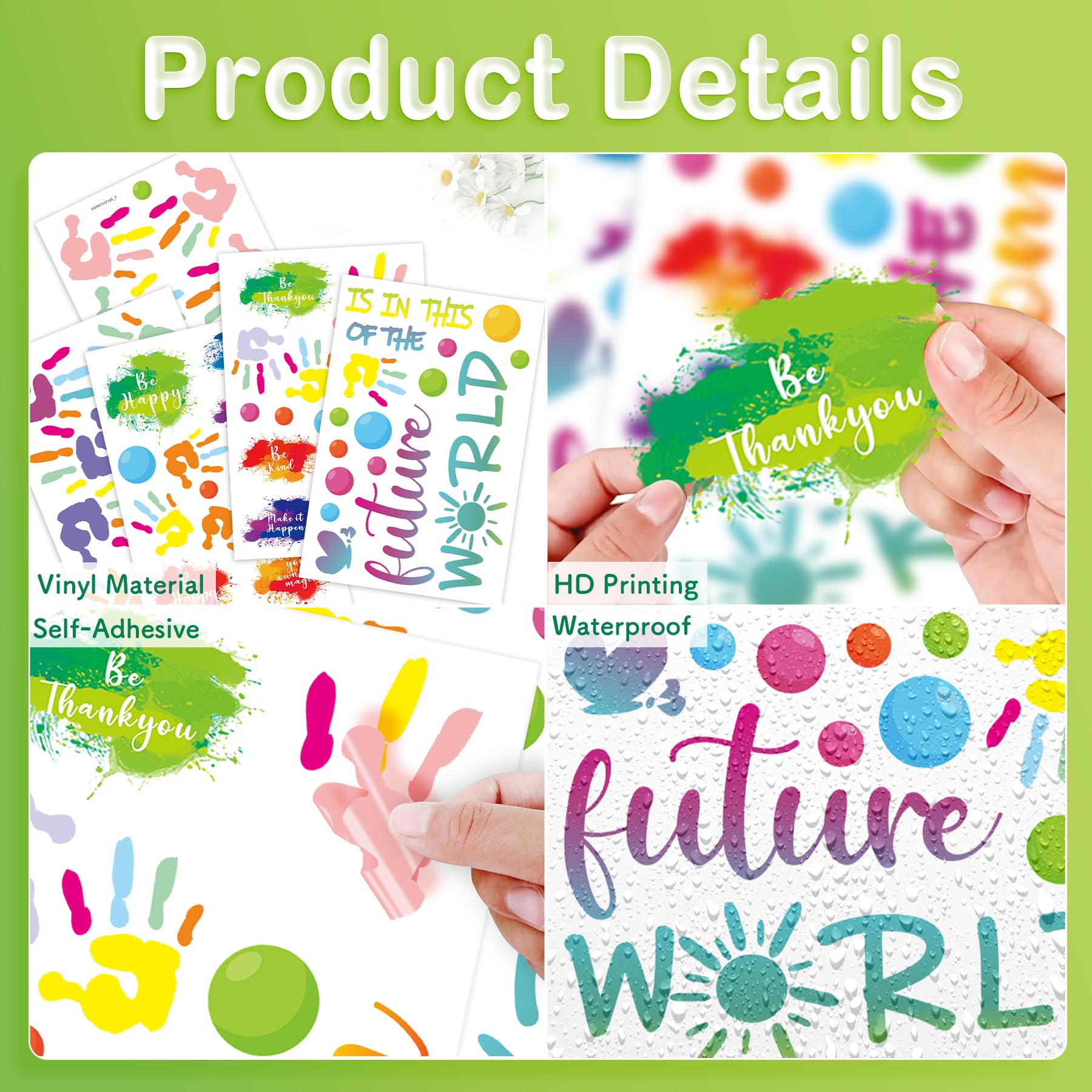 Pedel wall decals are easy to apply and reposition without damaging walls.