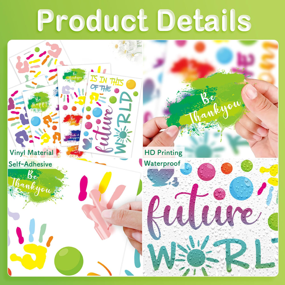 Pedel wall decals are easy to apply and reposition without damaging walls.