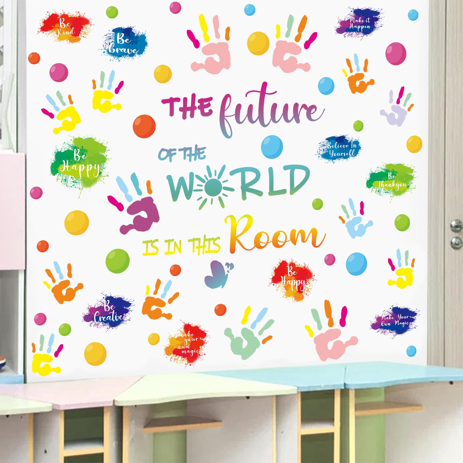 Pedel inspirational quotes decor showcases uplifting messages to foster positive classroom mindsets.