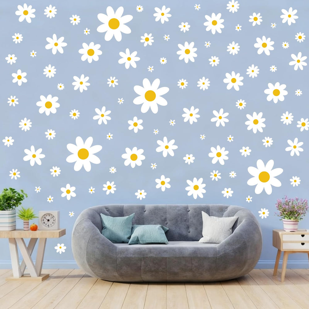 Pedel vinyl wall decals are self-adhesive and reusable for flexible layouts.