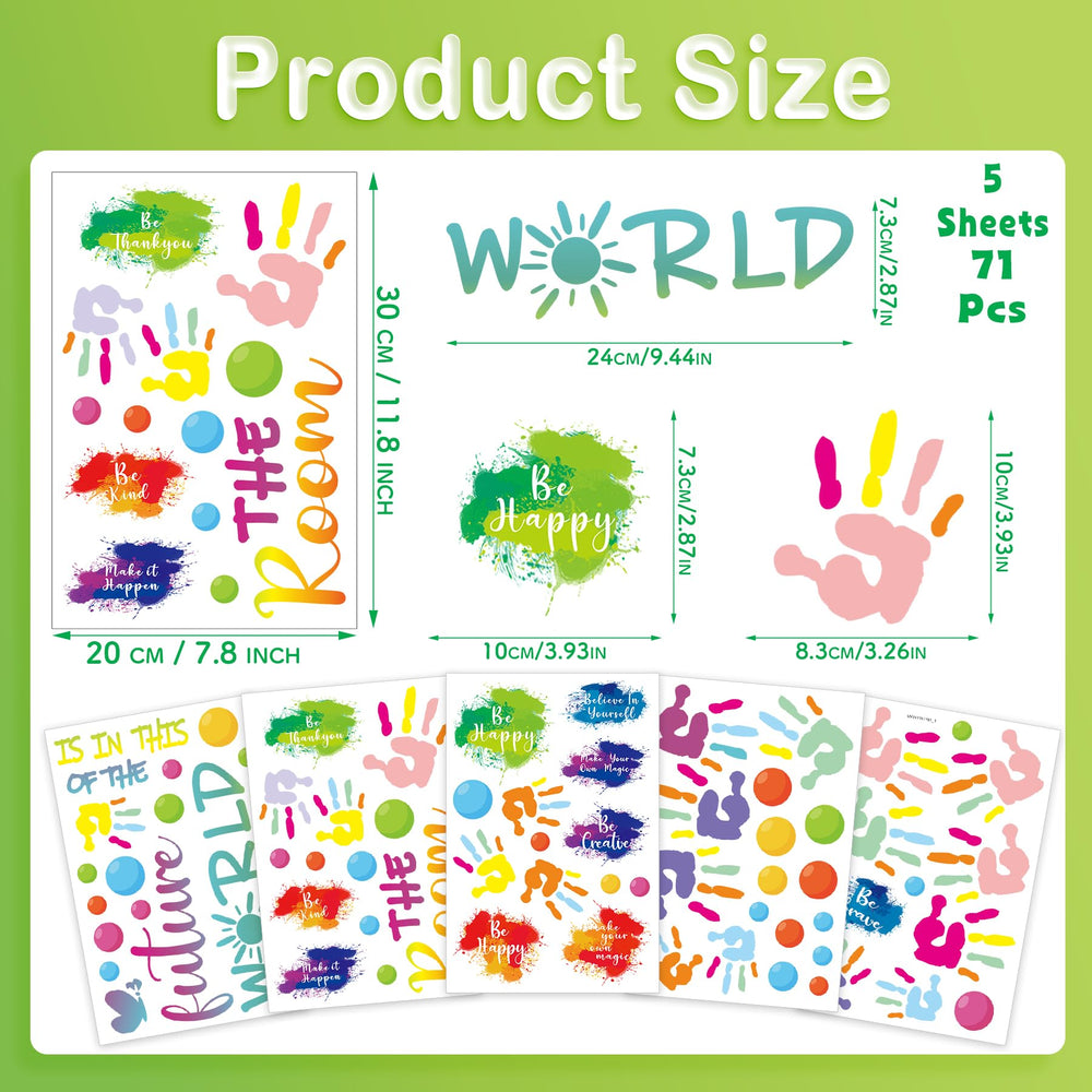 Pedel colorful decor for walls enhances preschool and daycare learning environments.