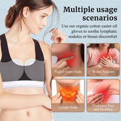 Pedobi castor-oil wrap breast pad adhesive design stays secure during daily activities.