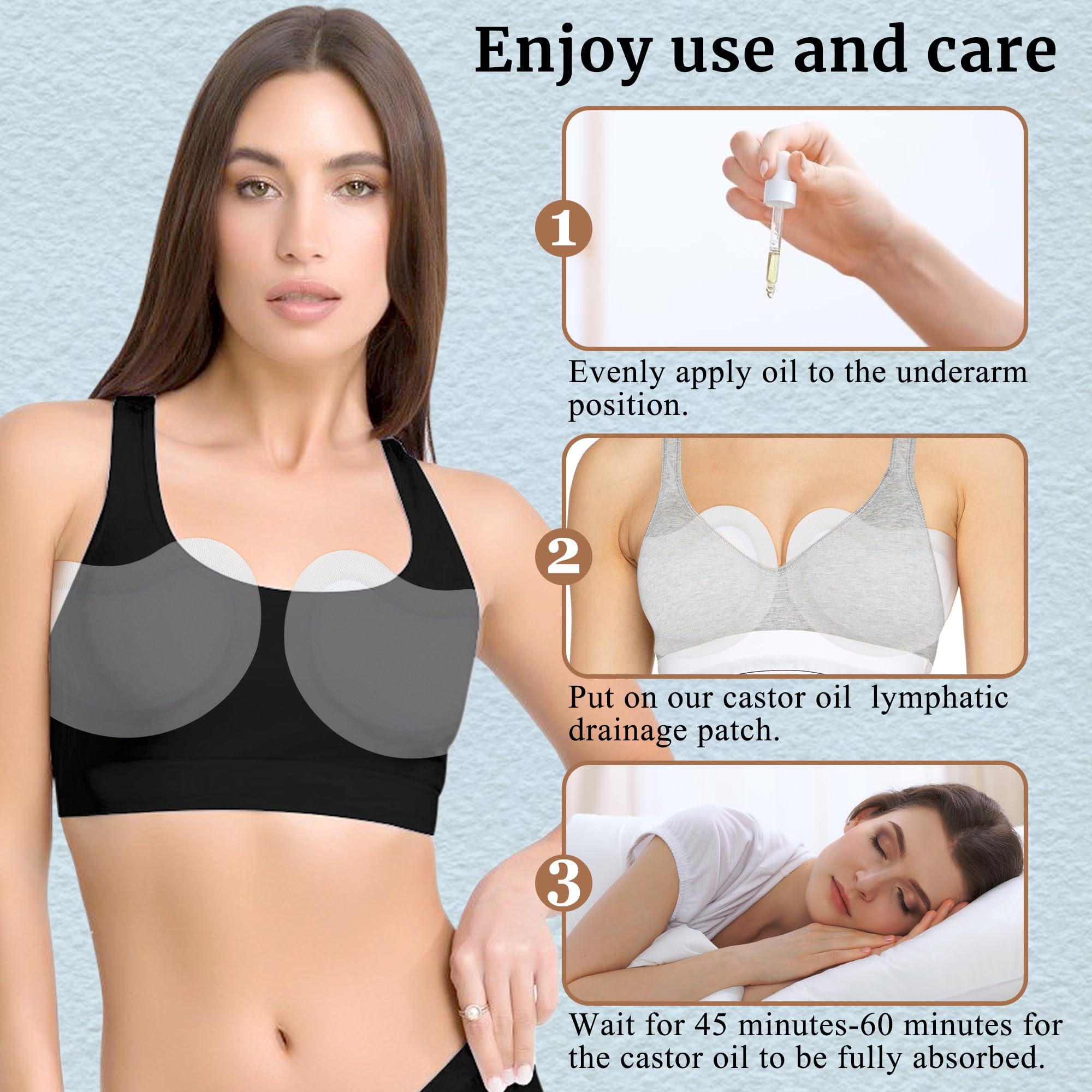 Pedobi hypoallergenic adhesive keeps pads in place with gentle skin contact.