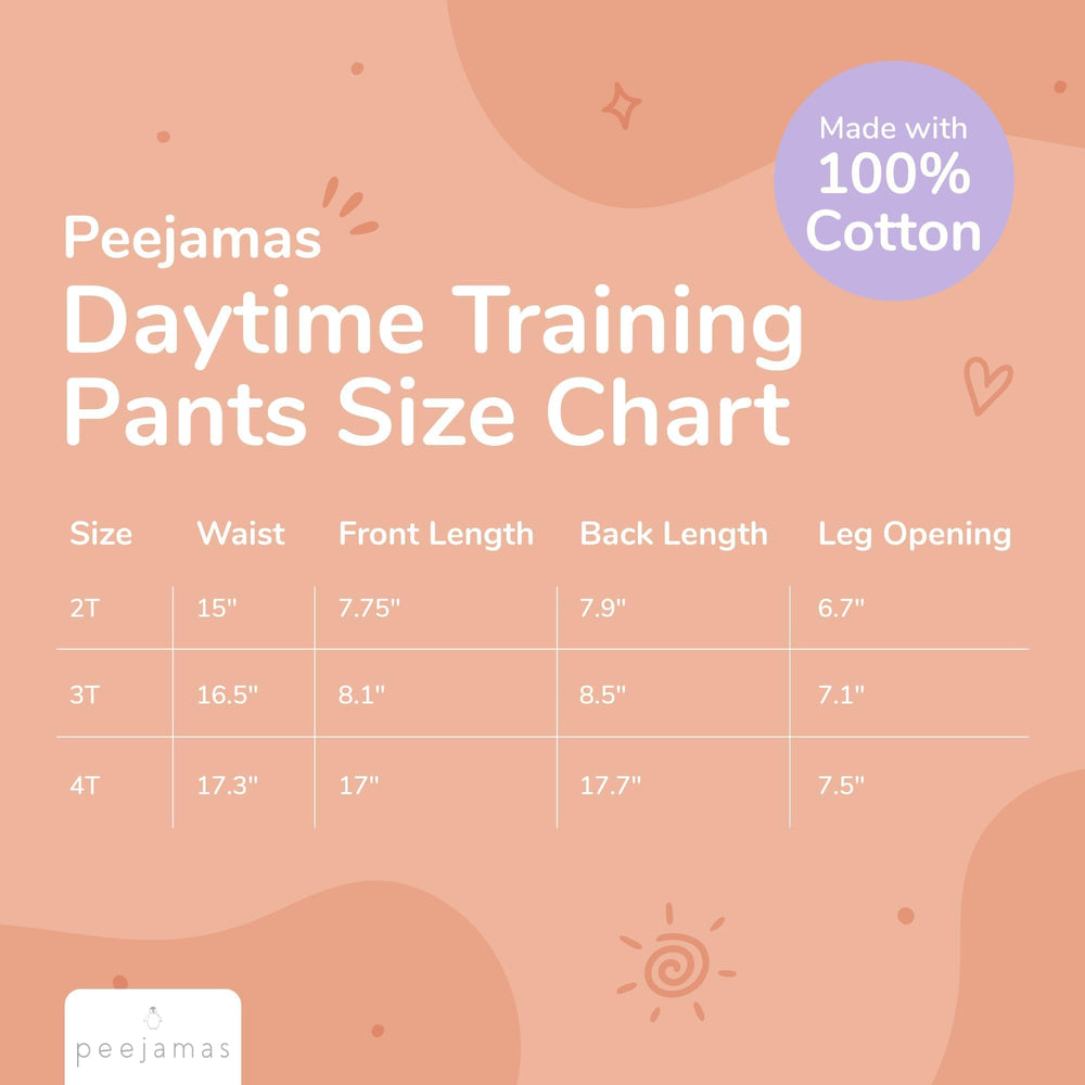 Peejamas care-ready design emphasizes machine-washable durability.