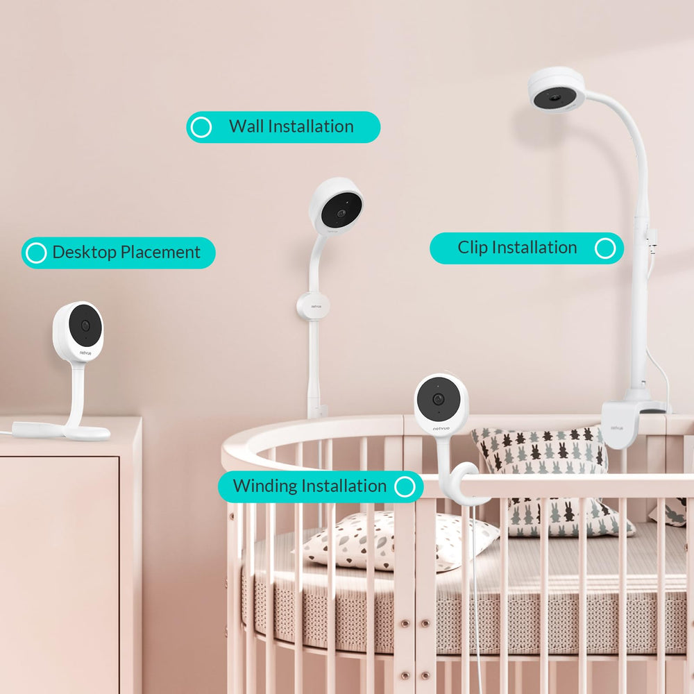 Peekababy cloud storage stores video securely for later review.