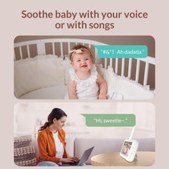 Peekababy cry detection alerts you when baby cries or moves.