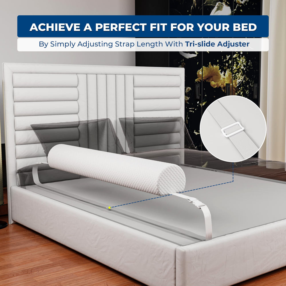 Peekabi bed rail non-skid silicone bottom prevents slips for stable nights