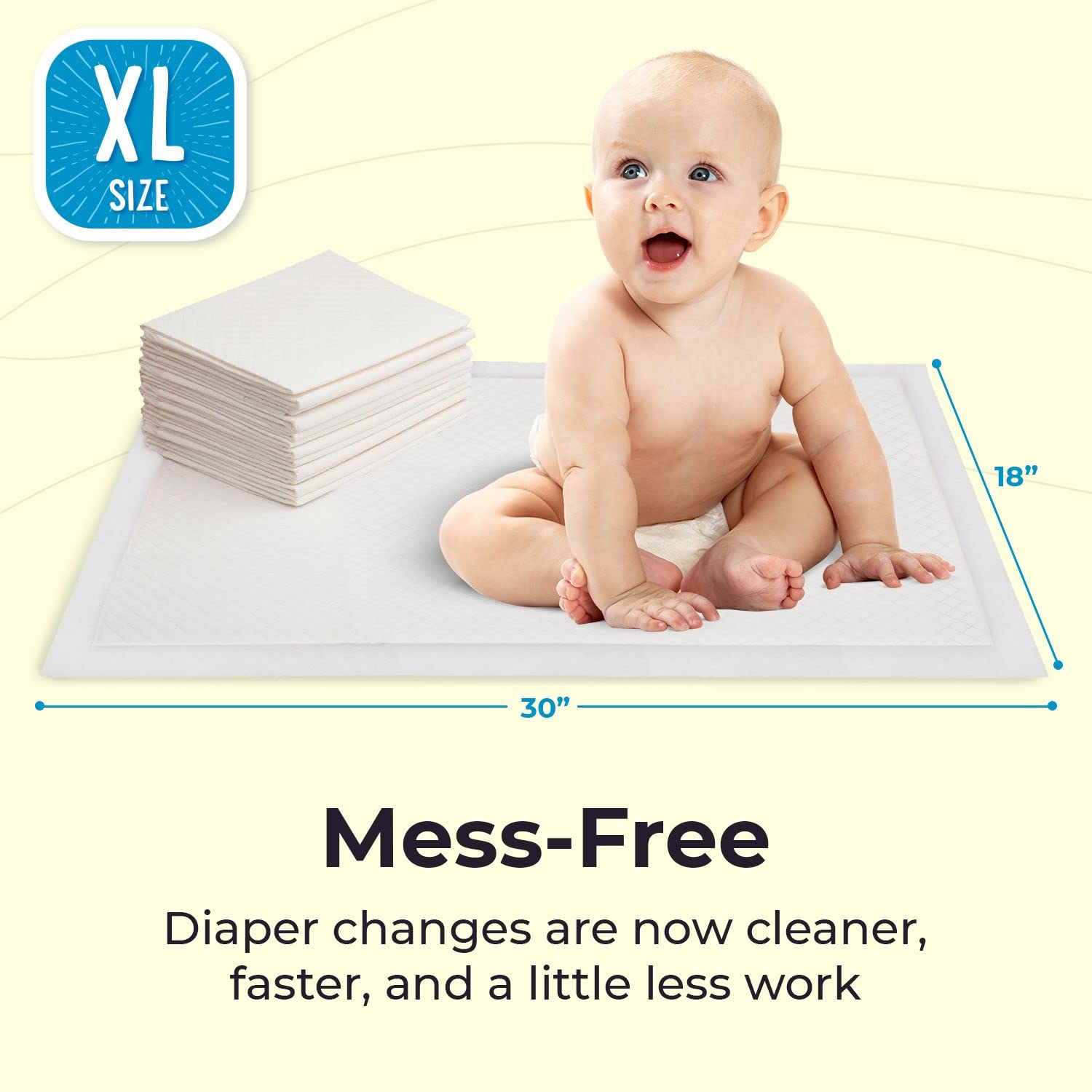 Peekapoo X-Large changing pad unfolded for full-body diaper changes on the go.