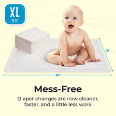Peekapoo X-Large changing pad unfolded for full-body diaper changes on the go.
