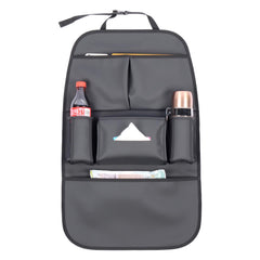 pefirst car backseat organizer full view demonstrates spacious storage for kids' toys and devices.