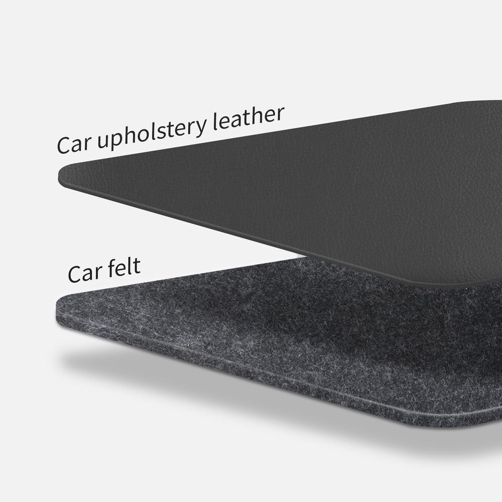 pefirst car backseat organizer kick mat detail emphasizes wipe-clean surface protecting seat.