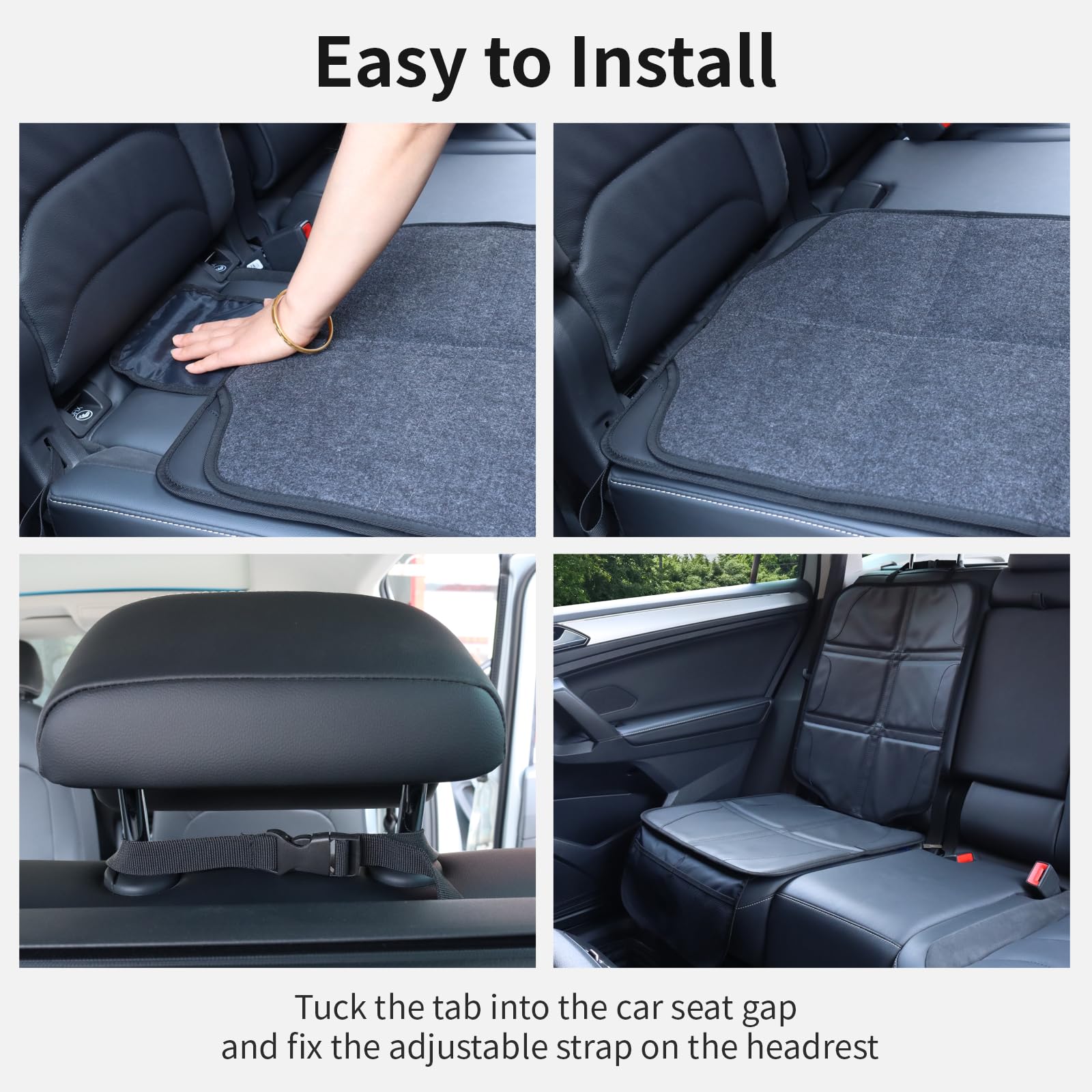 pefirst car seat protector easy cleaning maintains a tidy interior