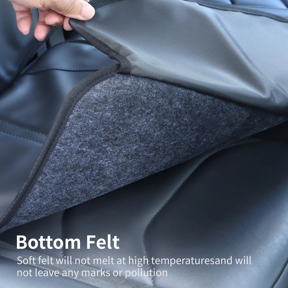 pefirst car seat protector uses thick EPE padding for comfortable ride