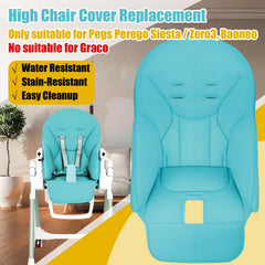 Peg Perego Siesta high chair cover beige resisting stains and quick cleaning.