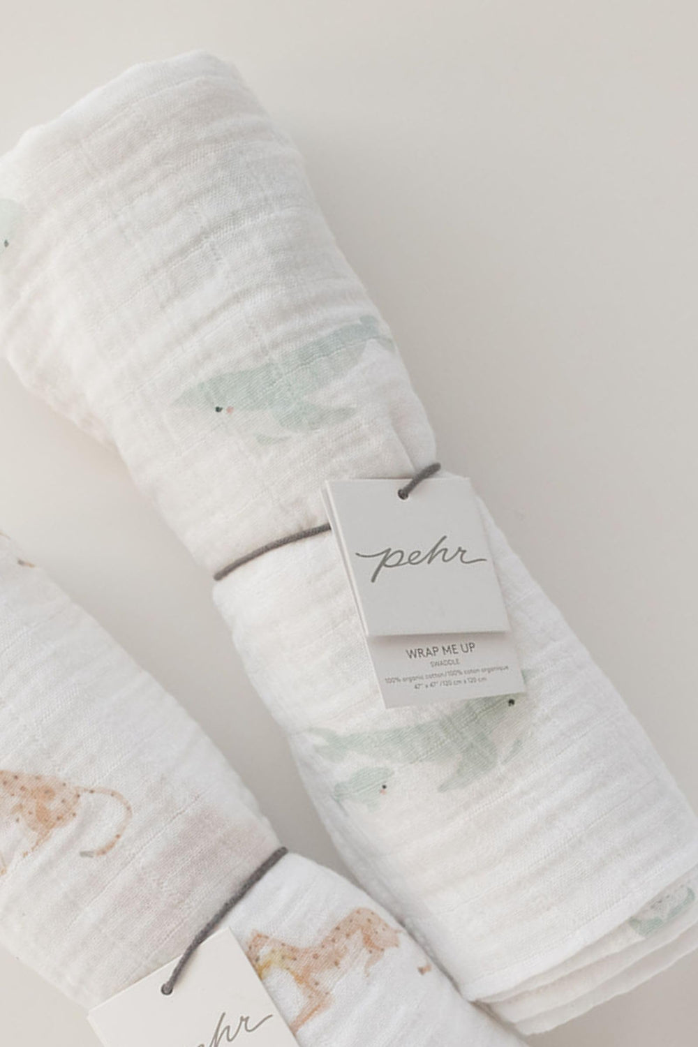 PEHR hand-screen printed design highlights AZO-free dyes on organic cotton.