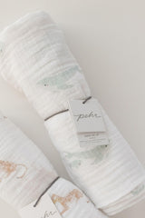 PEHR hand-screen printed design highlights AZO-free dyes on organic cotton.