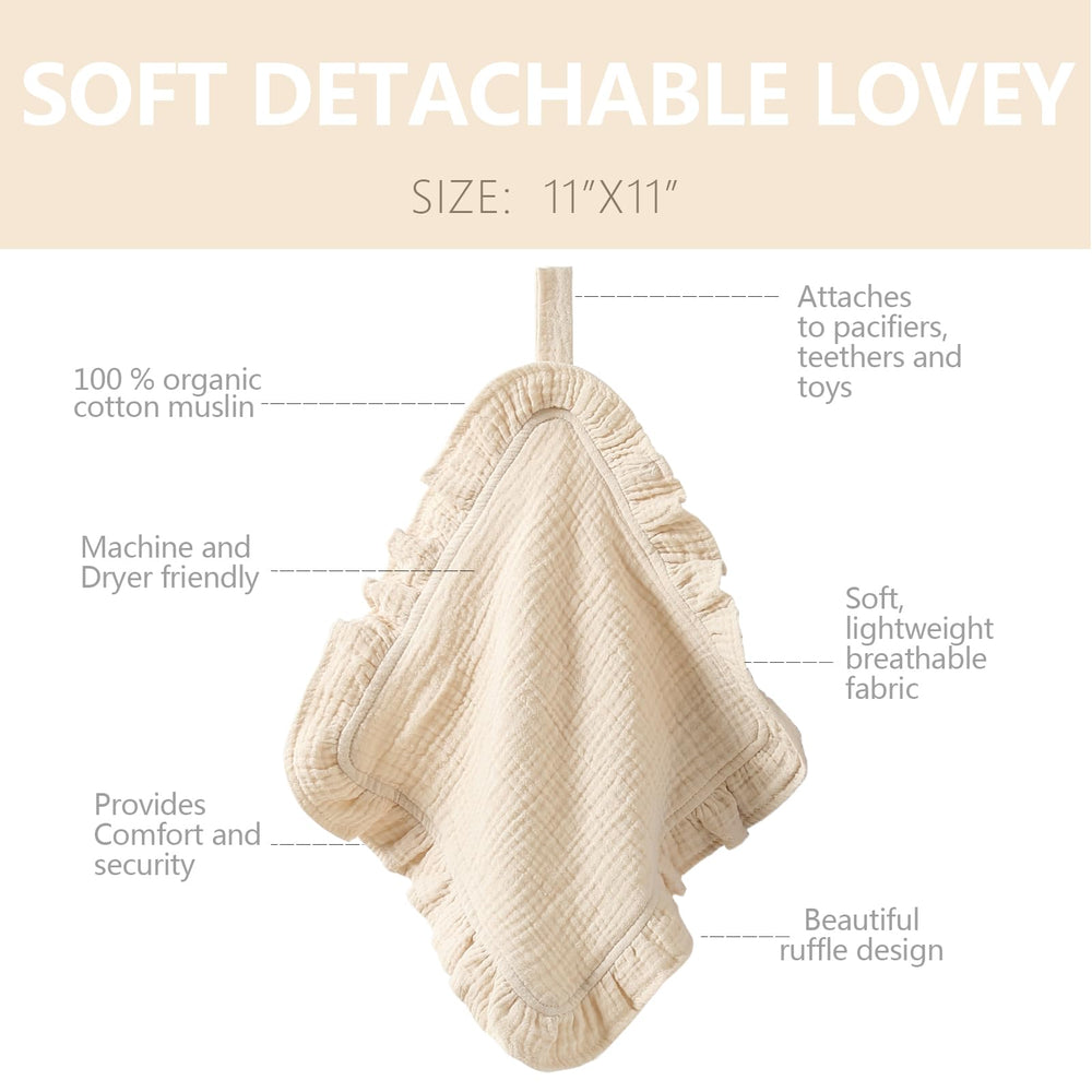 PEIPEIWU Loveys makes a thoughtful gift for nursery decor and newborn essentials