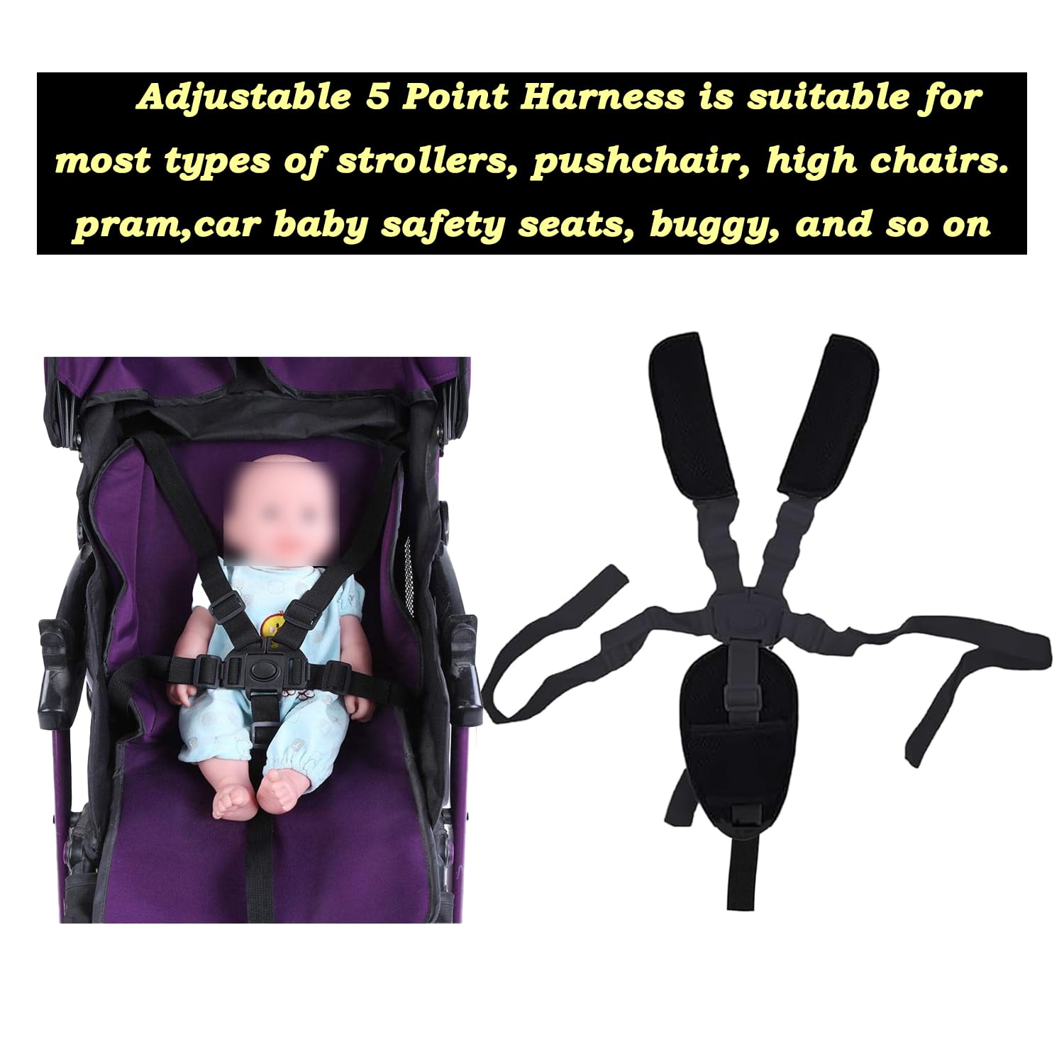 Peixiong comprehensive set arrives ready for high chair, stroller, and travel use.