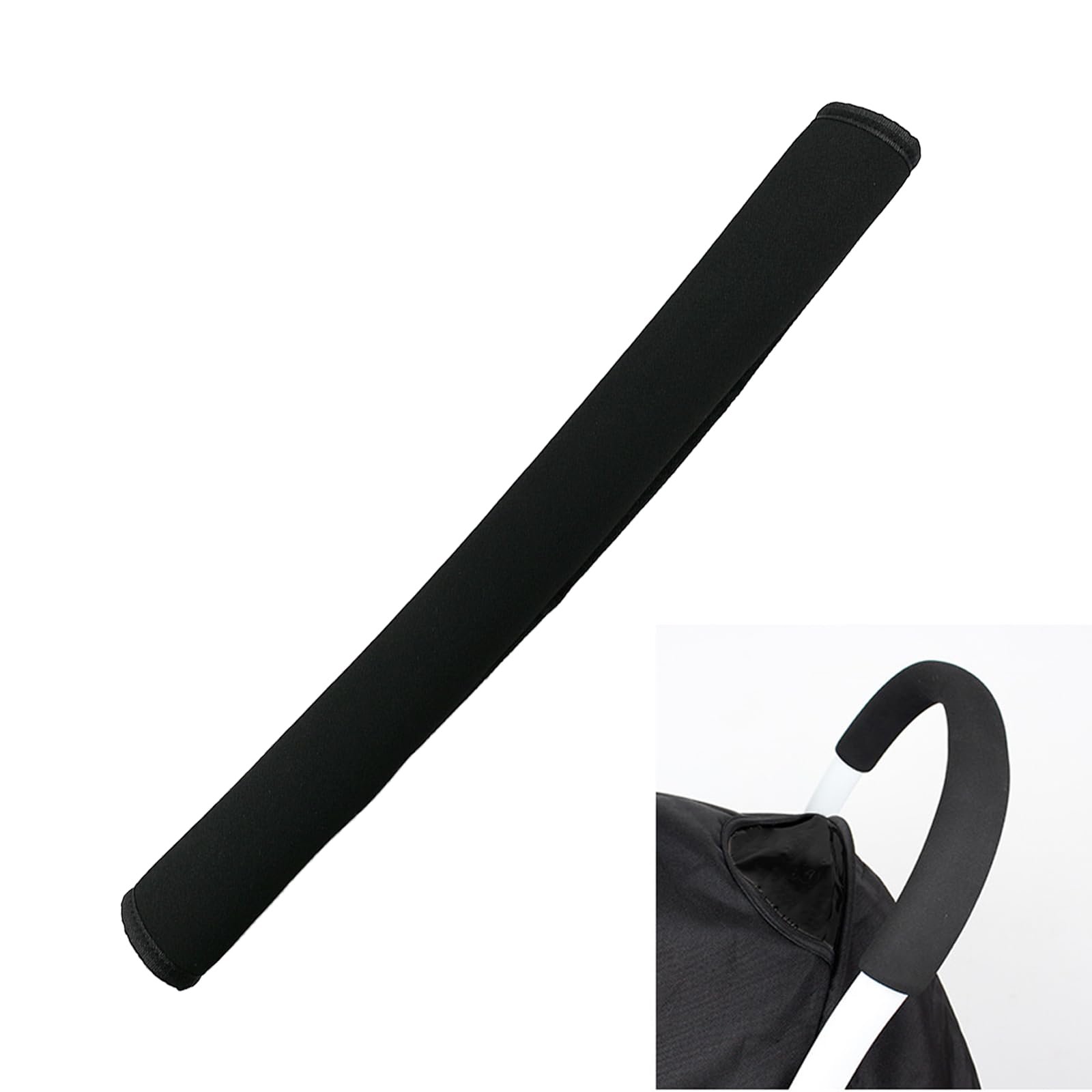 Peixiong universal stroller handle sleeve cover front view with secure non-slip grip for comfortable pushing