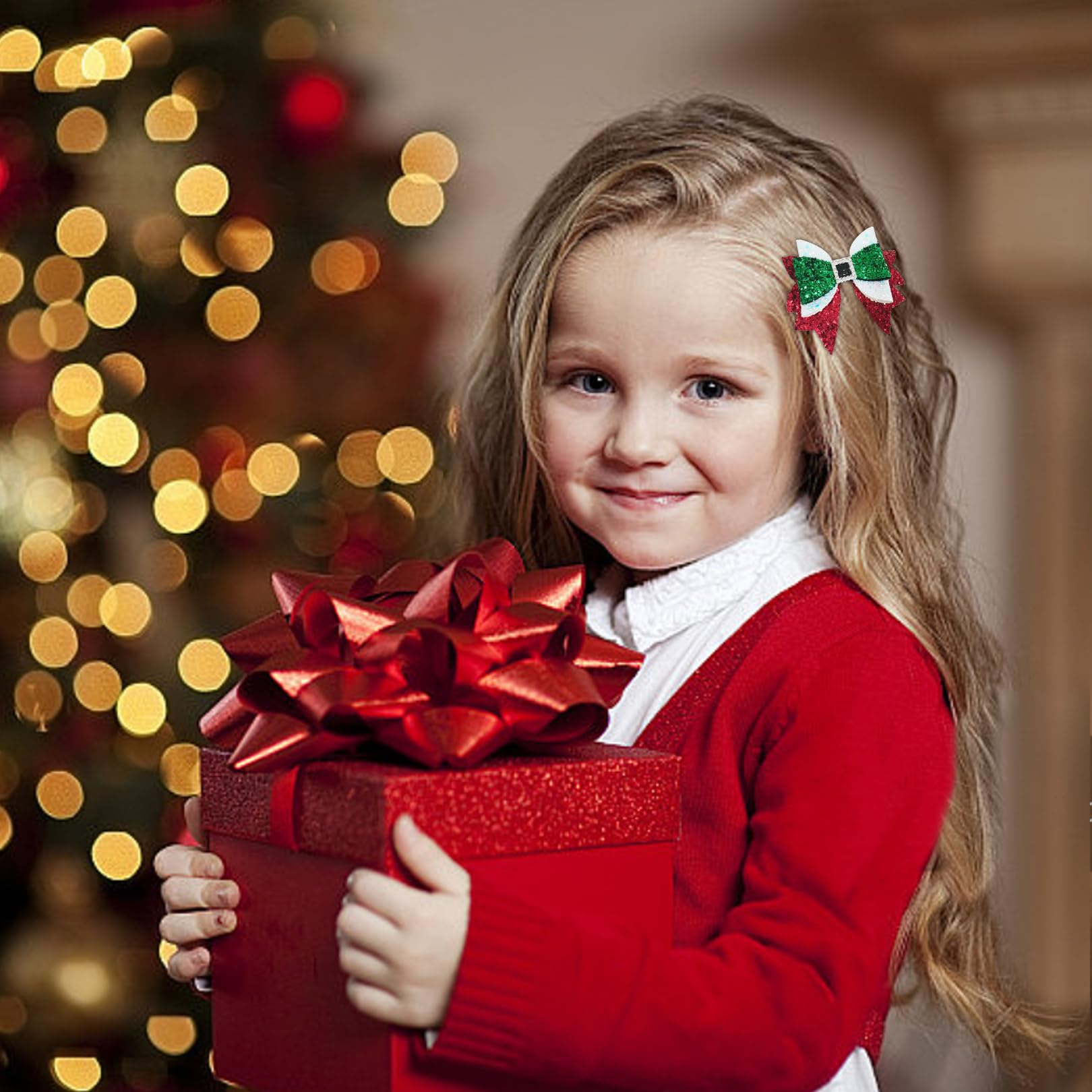 Pejlnd two-pack Christmas bows offer versatile styling and gift-ready appeal.