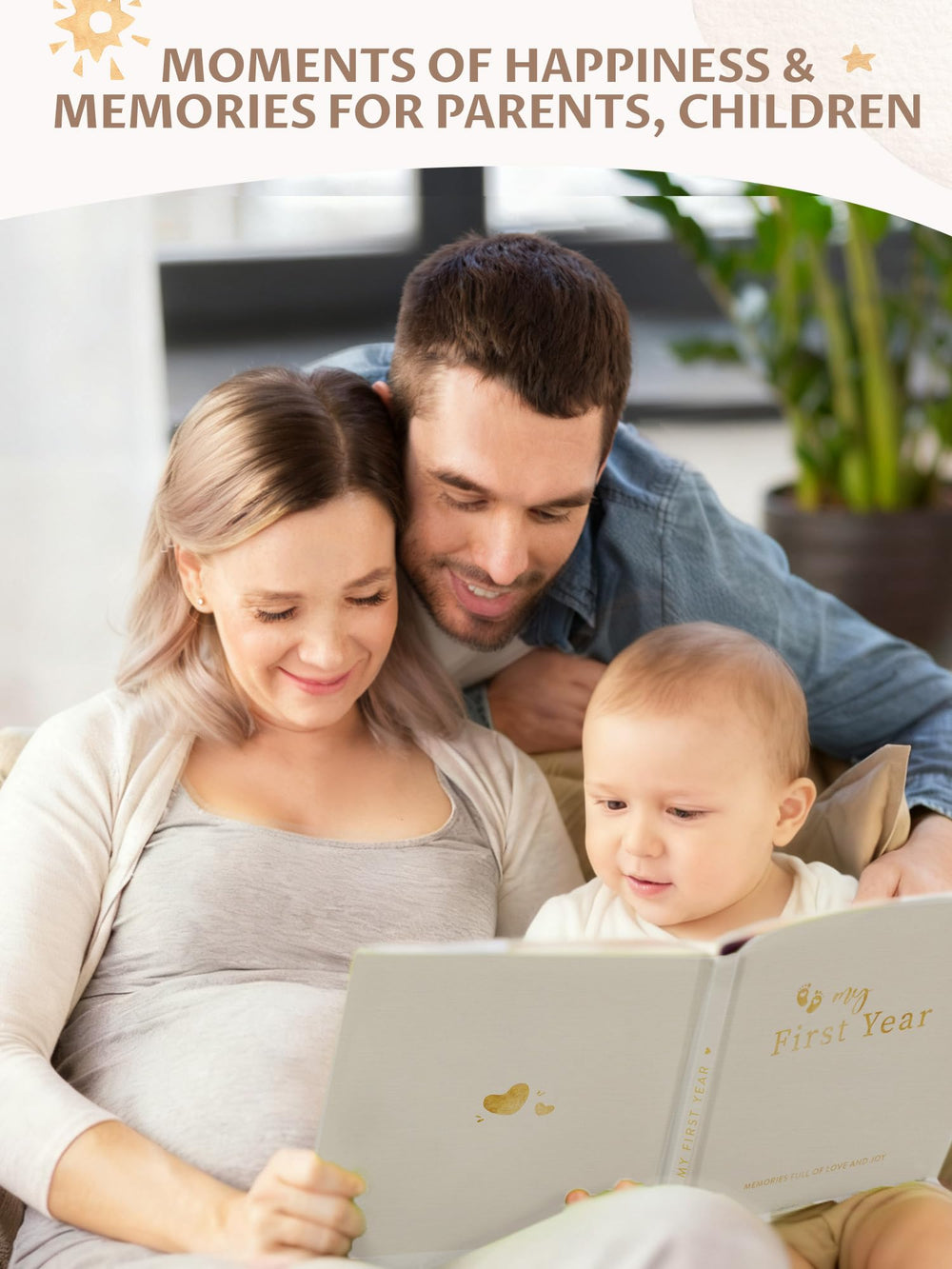 Pejoye baby memory book gift-ready packaging suits baby showers.