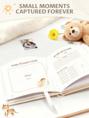 Pejoye memory book personalized design pages document baby's unique growth.