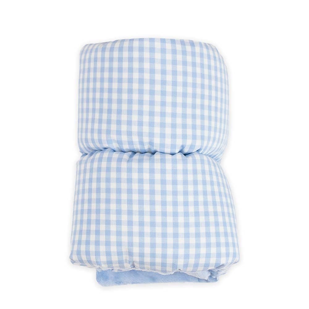Pello Comfy Cradle arm cushion front view in Dusty Blue for comfortable nursing