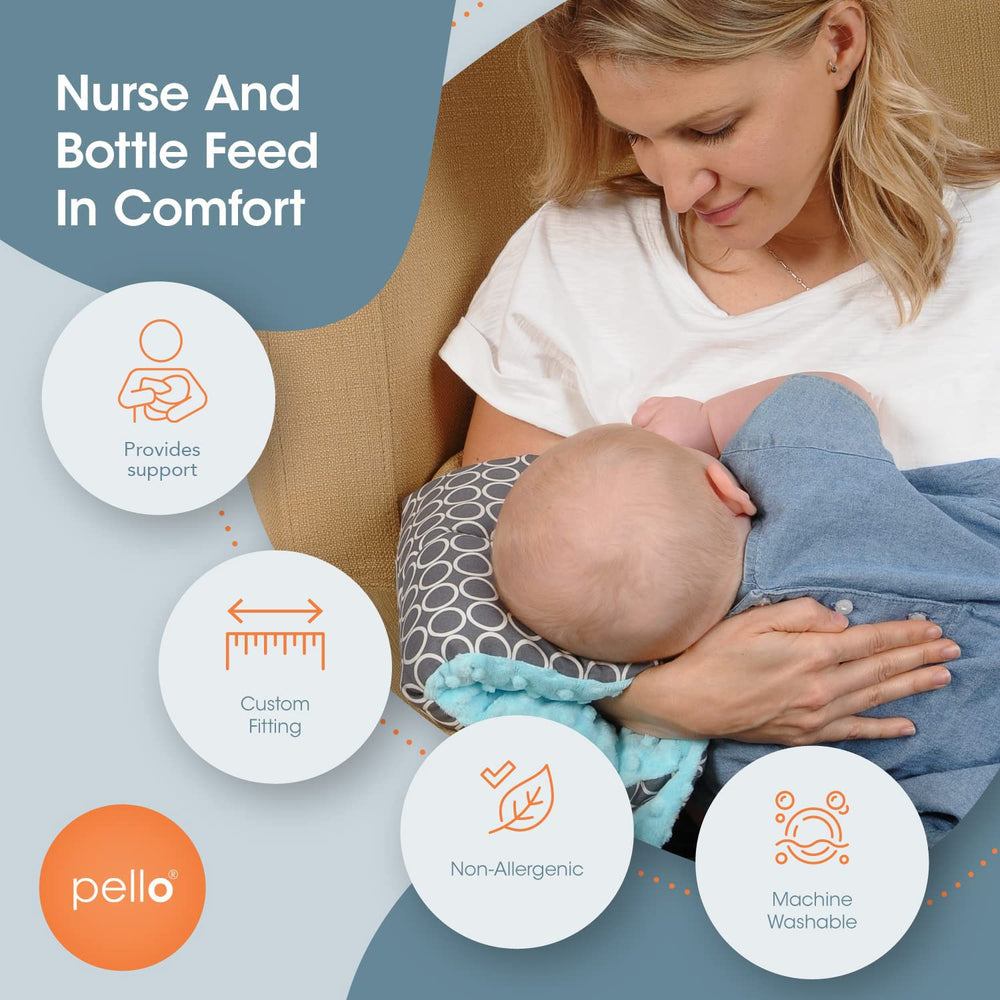 Pello Comfy Cradle easy clean fabric simplifies washing after spills and burp-ups.