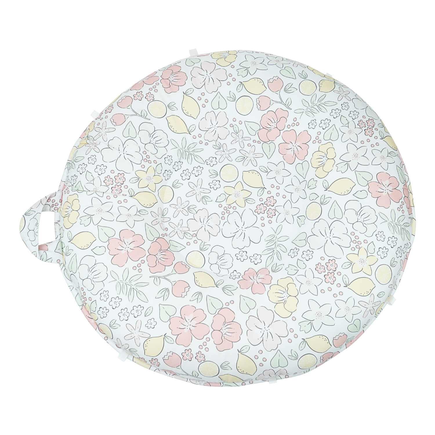 Pello Multi-use Luxe Lemon Aqua Glass close-up showing soft cuddle center