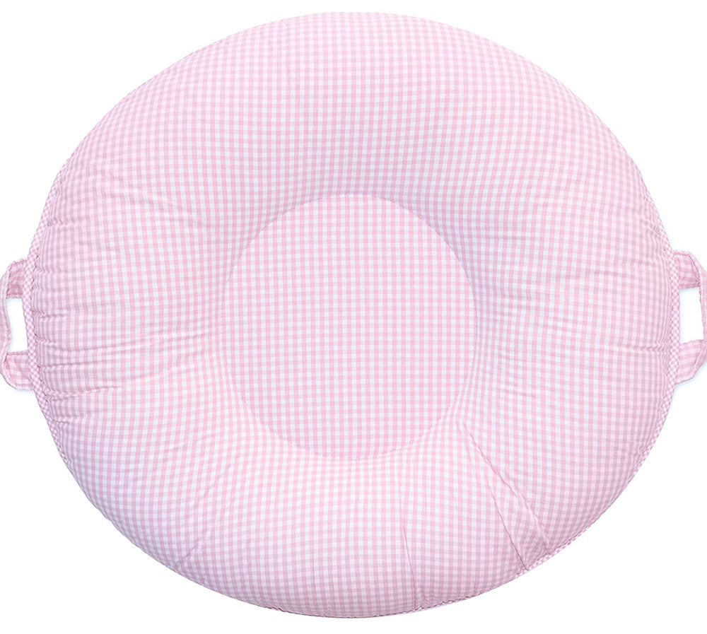 Pello Sadie light pink cushion front view for cozy seating and imaginative play