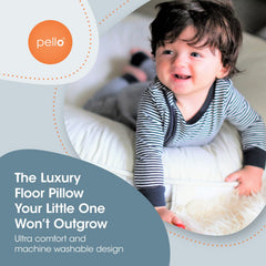 Pello soft center with raised sides providing secure baby support.