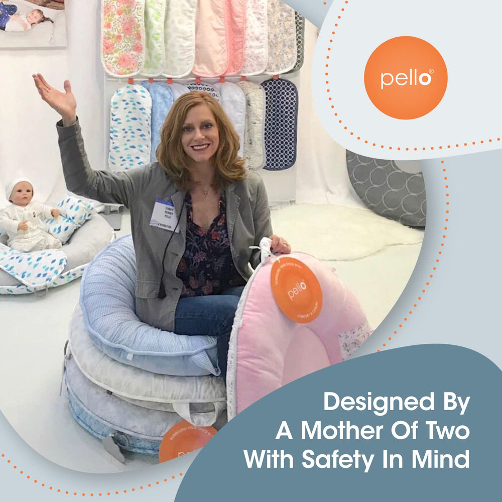 Pello travel-ready handles demonstrate easy on-the-go portability.