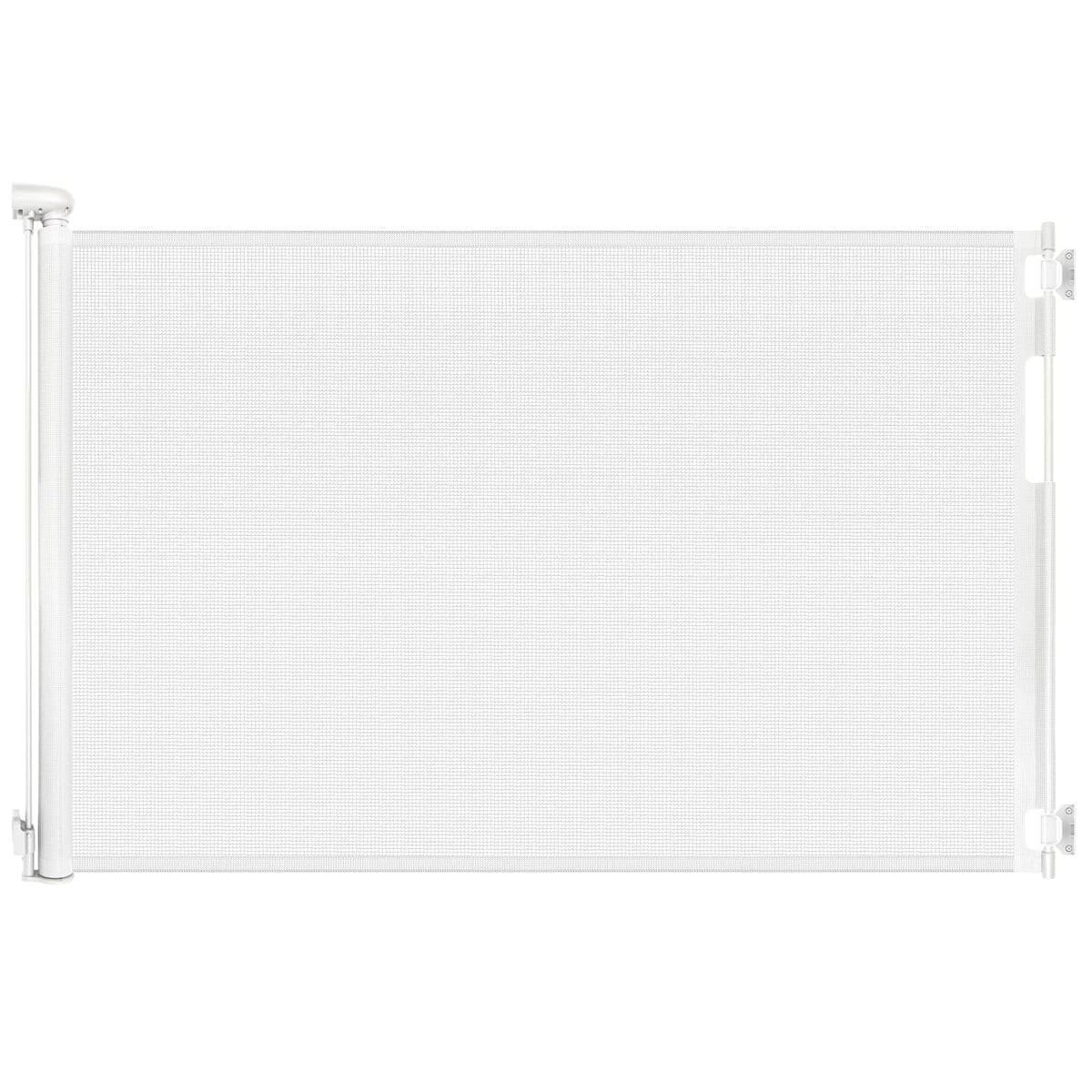Peluasua 70in retractable gate in doorway, easy one-handed use for busy families.