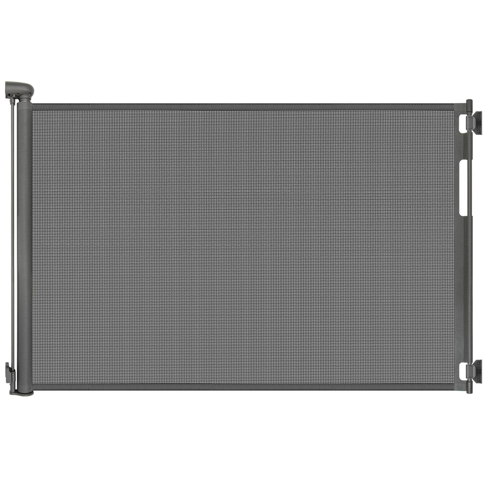 peluasua 70inch-wide retractable gate in doorway provides wide opening coverage for babies and pets.