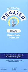Penaten creamy texture close-up highlights smooth application for gentle skin protection.