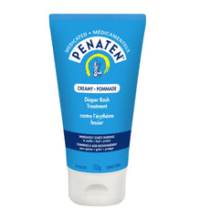 Penaten medicated creamy diaper rash treatment packaging in a 113g tube for home use.
