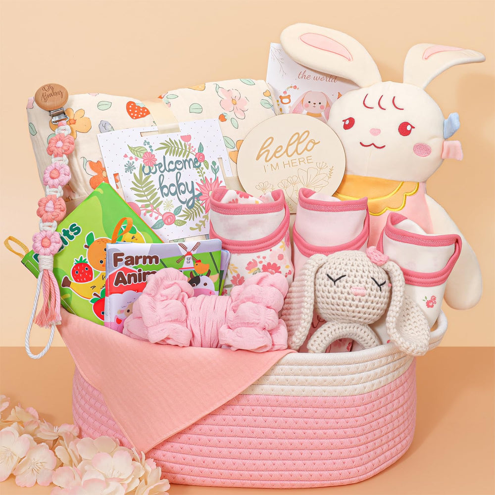 Pengtai Christmas baby girl gift basket blanket shows a soft double-sided throw ideal for nap time.