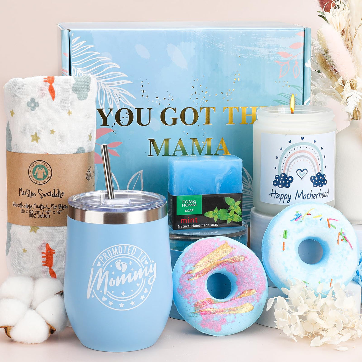 Pengtai new mom gifts spa set packaging — inviting presentation for a thoughtful self-care gift.