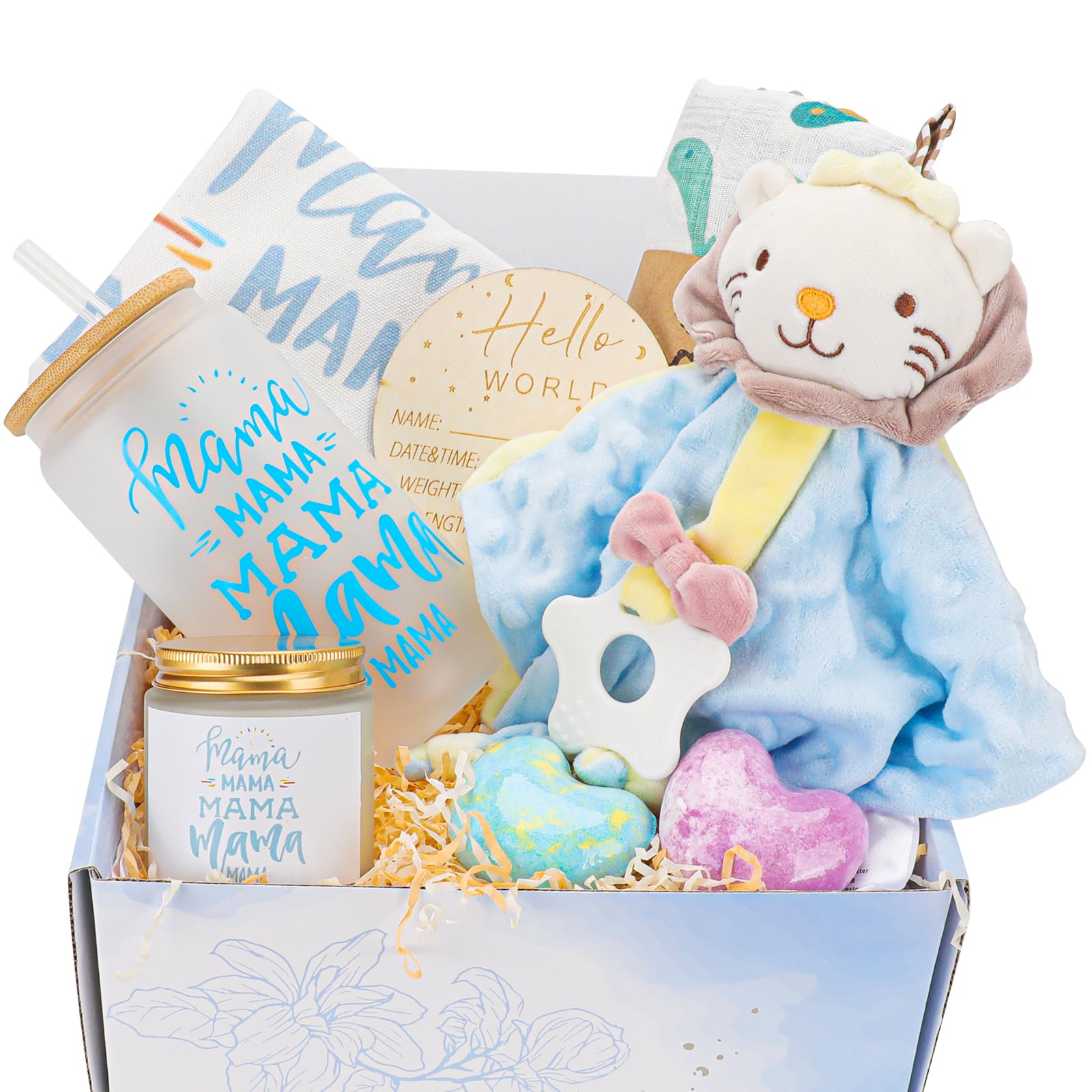 Pengtai New Mom Gift Basket mug for relaxing moments and self-care.