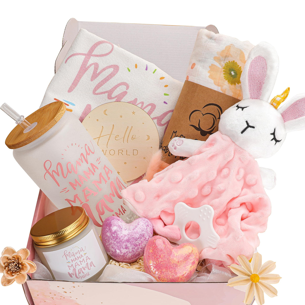 Pengtai pink mommy glass for self-care moments with a cheerful, reusable keepsake