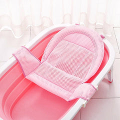 PENINSULA LOVE adjustable-bath-net fixed-on-tub for a secure setup.