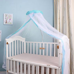 Peninsula Love foldable crib netting shown folded for portable use