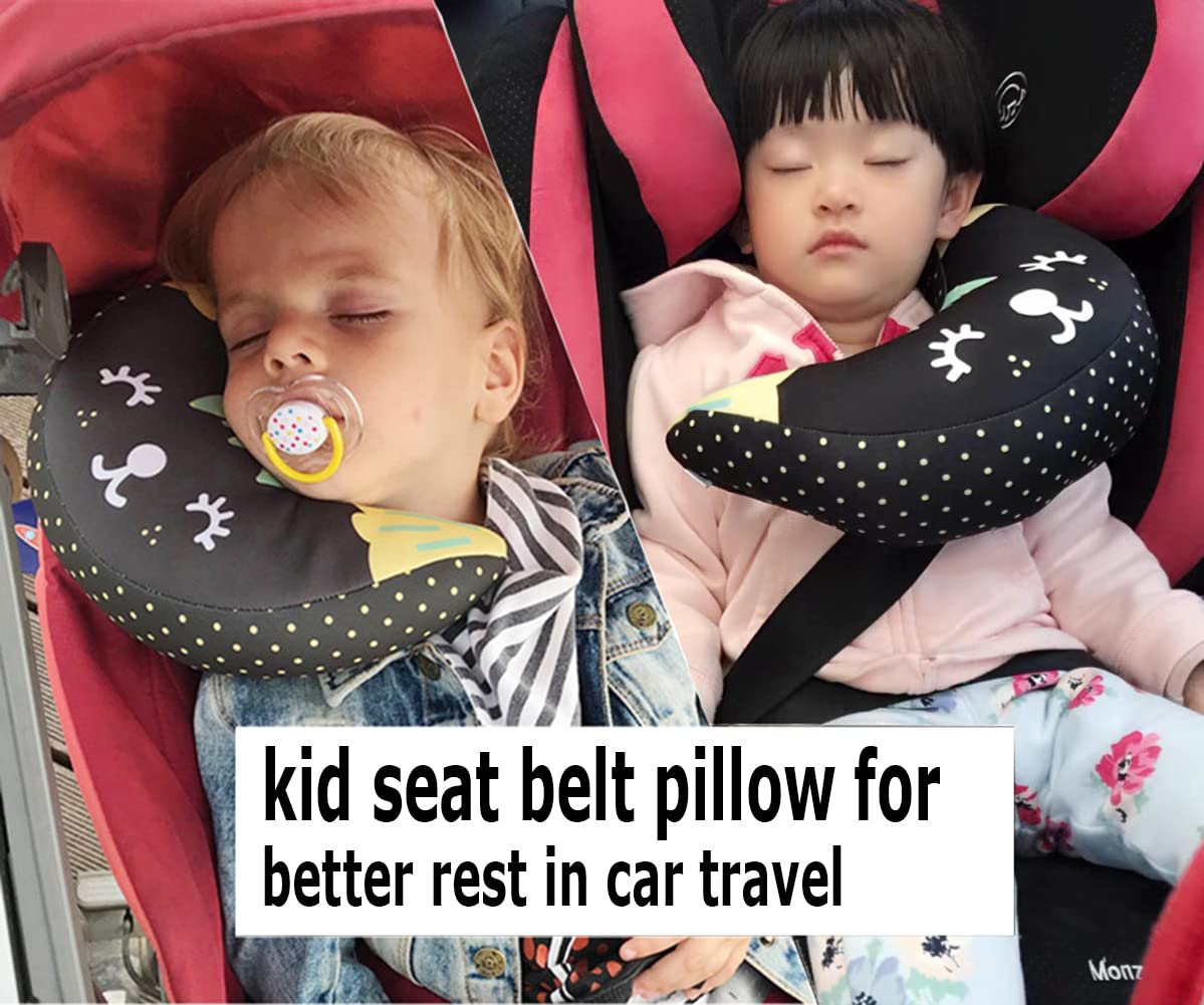 PENINSULA LOVE kids seatbelt pillow cotton filling feels plush and skin-friendly.